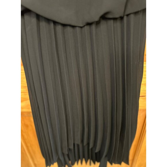 Sans-Souci Layered Black Dress Womens Medium 17x41 Polyester - Picture 4 of 8